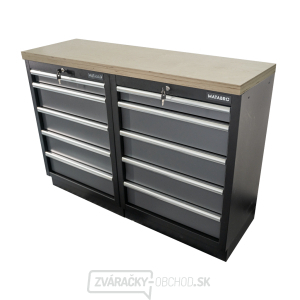 AKČNÝ SET Dielenské skrinky MB-TGC1305 s drevenou pracovnou doskou MB-TGW53 AKČNÝ SET Dielenské skrinky MB-TGC1305 s drevenou pracovnou doskou MB-TGW53 gallery main image