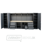 AKČNÝ SET Zostava 10 ks dielenského nábytku SET-CA01013 s drevenou pracovnou doskou MB-TGW53 Náhľad