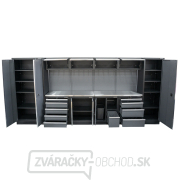 AKČNÝ SET Zostava 10 ks dielenského nábytku SET-CA01014 s nerezovou pracovnou doskou MB-TGW53S Náhľad
