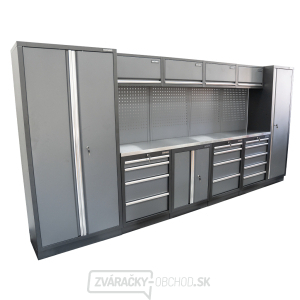 AKČNÝ SET Zostava 10 ks dielenského nábytku SET-CA01015 s nerezovou pracovnou doskou MB-TGW53S AKČNÝ SET Zostava 10 ks dielenského nábytku SET-CA01015 s nerezovou pracovnou doskou MB-TGW53S gallery main image