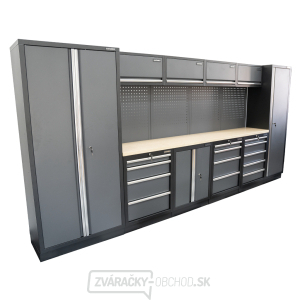 AKČNÝ SET Zostava 10 ks dielenského nábytku SET-CA01016 s drevenou pracovnou doskou MB-TGW53 AKČNÝ SET Zostava 10 ks dielenského nábytku SET-CA01016 s drevenou pracovnou doskou MB-TGW53 gallery main image