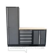 AKČNÝ SET Zostava 3 ks dielenského nábytku SET-CA01019 s drevenou pracovnou doskou MB-TGW53 Náhľad