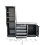 AKČNÝ SET Zostava 3 ks dielenského nábytku SET-CA01020 s nerezovou pracovnou doskou MB-TGW53S Náhľad