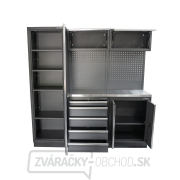 AKČNÝ SET Zostava 5 ks dielenského nábytku SET-CA01024 s nerezovou pracovnou doskou MB-TGW53S Náhľad