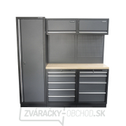 AKČNÝ SET Zostava 5 ks dielenského nábytku SET-CA01026 s drevenou pracovnou doskou MB-TGW53 Náhľad