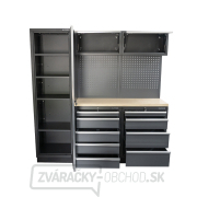 AKČNÝ SET Zostava 5 ks dielenského nábytku SET-CA01026 s drevenou pracovnou doskou MB-TGW53 Náhľad