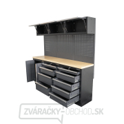 AKČNÝ SET Zostava 6 ks dielenského nábytku SET-CA01027 s drevenou pracovnou doskou MB-TGW80 Náhľad