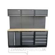 AKČNÝ SET Zostava 6 ks dielenského nábytku SET-CA01027 s drevenou pracovnou doskou MB-TGW80 Náhľad