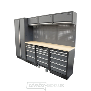 AKČNÝ SET Zostava 7 ks dielenského nábytku SET-CA01029 s drevenou pracovnou doskou MB-TGW80 AKČNÝ SET Zostava 7 ks dielenského nábytku SET-CA01029 s drevenou pracovnou doskou MB-TGW80 gallery main image