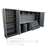 AKČNÝ SET Zostava 10 ks dielenského nábytku SET-CA01032 s nerezovou pracovnou doskou MB-TGW53S Náhľad