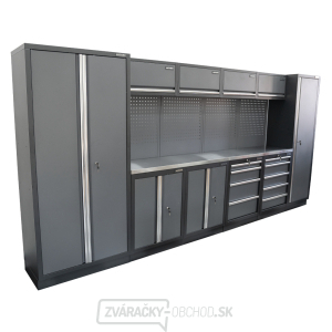 AKČNÝ SET Zostava 10 ks dielenského nábytku SET-CA01032 s nerezovou pracovnou doskou MB-TGW53S AKČNÝ SET Zostava 10 ks dielenského nábytku SET-CA01032 s nerezovou pracovnou doskou MB-TGW53S gallery main image