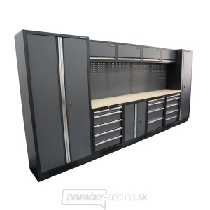 AKČNÝ SET Zostava 10 ks dielenského nábytku SET-CA01041 s drevenou pracovnou doskou MB-TGW53 AKČNÝ SET Zostava 10 ks dielenského nábytku SET-CA01041 s drevenou pracovnou doskou MB-TGW53 gallery main image