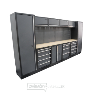 AKČNÝ SET Zostava 10 ks dielenského nábytku SET-CA01043 s drevenou pracovnou doskou MB-TGW53 AKČNÝ SET Zostava 10 ks dielenského nábytku SET-CA01043 s drevenou pracovnou doskou MB-TGW53 gallery main image