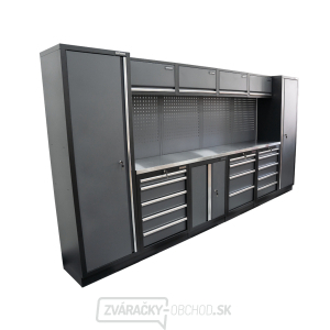 AKČNÝ SET Zostava 10 ks dielenského nábytku SET-CA01044 s nerezovou pracovnou doskou MB-TGW53S AKČNÝ SET Zostava 10 ks dielenského nábytku SET-CA01044 s nerezovou pracovnou doskou MB-TGW53S gallery main image