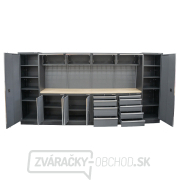 AKČNÝ SET Zostava 10 ks dielenského nábytku SET-CA01049 s drevenou pracovnou doskou MB-TGW53 Náhľad