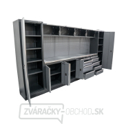 AKČNÝ SET Zostava 10 ks dielenského nábytku SET-CA01050 s nerezovou pracovnou doskou MB-TGW53S Náhľad