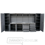 AKČNÝ SET Zostava 10 ks dielenského nábytku SET-CA01050 s nerezovou pracovnou doskou MB-TGW53S Náhľad