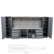 AKČNÝ SET Zostava 10 ks dielenského nábytku SET-CA01052 s nerezovou pracovnou doskou MB-TGW53S Náhľad