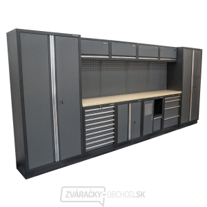 AKČNÝ SET Zostava 10 ks dielenského nábytku SET-CA01053 s drevenou pracovnou doskou MB-TGW53 AKČNÝ SET Zostava 10 ks dielenského nábytku SET-CA01053 s drevenou pracovnou doskou MB-TGW53 gallery main image