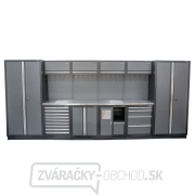 AKČNÝ SET Zostava 10 ks dielenského nábytku SET-CA01054 s nerezovou pracovnou doskou MB-TGW53S Náhľad