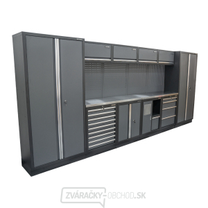 AKČNÝ SET Zostava 10 ks dielenského nábytku SET-CA01054 s nerezovou pracovnou doskou MB-TGW53S AKČNÝ SET Zostava 10 ks dielenského nábytku SET-CA01054 s nerezovou pracovnou doskou MB-TGW53S gallery main image