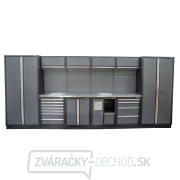 AKČNÝ SET Zostava 10 ks dielenského nábytku SET-CA01056 s nerezovou pracovnou doskou MB-TGW53S Náhľad