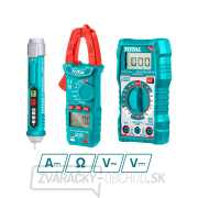 Sada digitálneho multimetra, multimetra kliešťového a skúšačky AC napätia, Total gallery main image