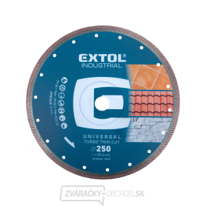 Kotúč diamantový rezný, turbo Thin Cut, suché aj mokré rezanie, O 250x25,4x2mm Kotúč diamantový rezný, turbo Thin Cut, suché aj mokré rezanie, O 250x25,4x2mm gallery main image