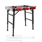 Pracovný skladací stôl Fortum, 850x600mm, výška 73,5-88,5cm gallery main image