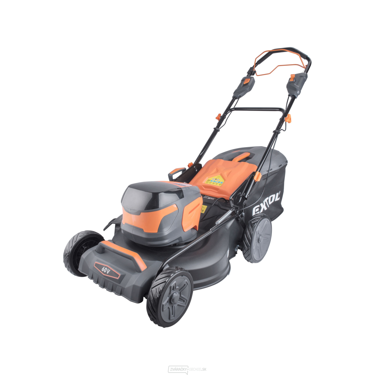 Aku kosačka s pojazdom EXTOL 60V, 51cm, BRUSHLESS, bez batérie a nabíjačky