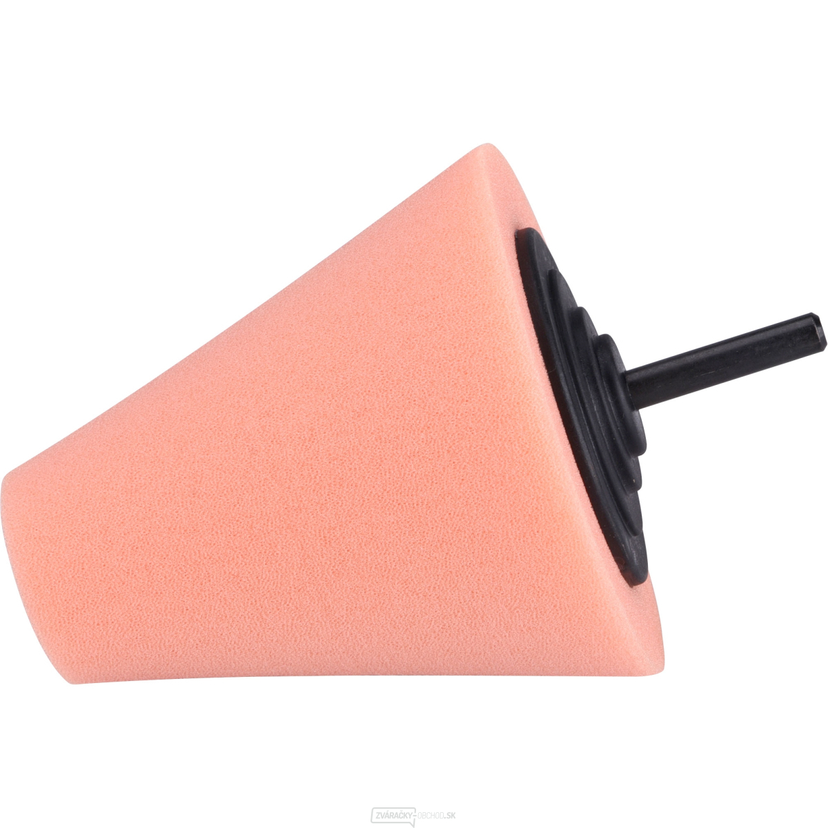 Kužeľ leštiaci penový, T40, oranžový, ⌀80mm, stopka 6mm