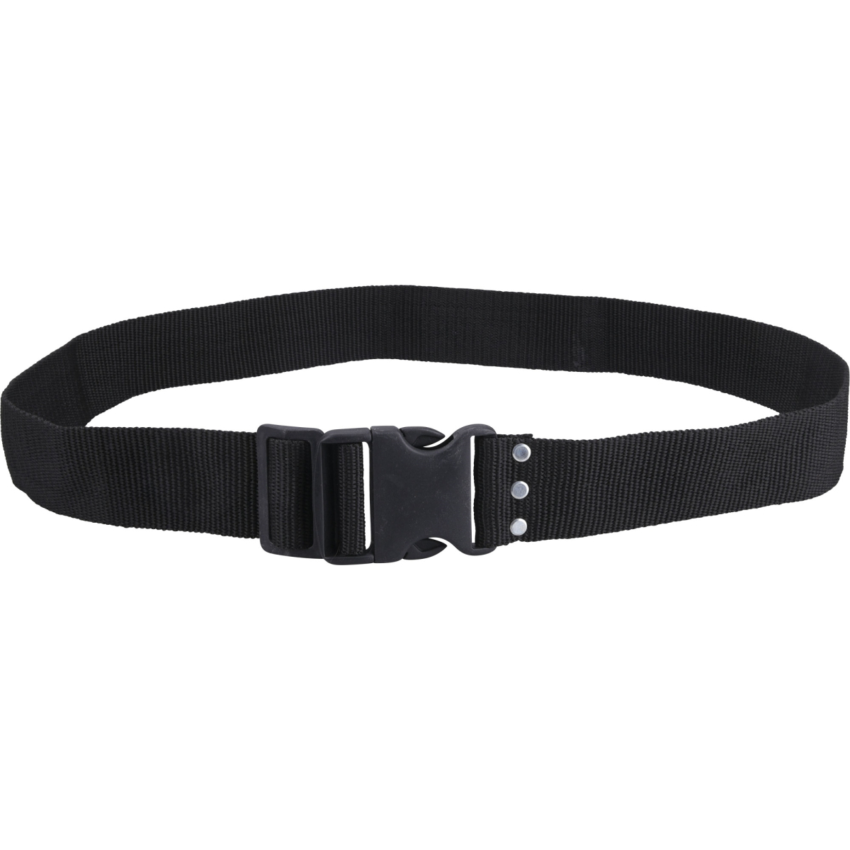 Opasok nylonový čierny, š.5cm x d.122cm, plast. pracka, nylon
