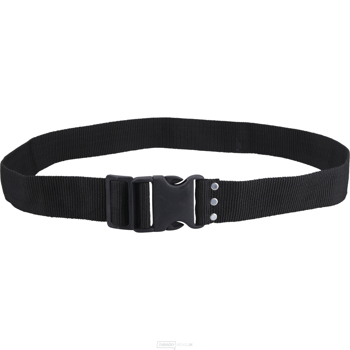 Opasok nylonový čierny, š.5cm x d.122cm, plast. pracka, nylon