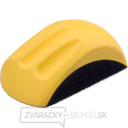 Blok brúsny na výseky so suchým zipsom, na výseky O 125mm, polyuretán gallery main image