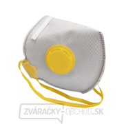 Respirátory sada 5ks s výdychovým ventilom a aktívnym uhlíkovým filtrom, trieda FFP2 NR, skladacia gallery main image