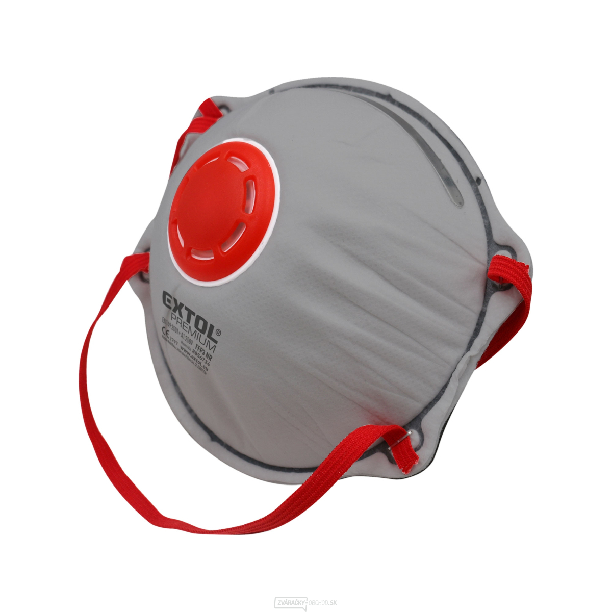 Respirátory súprava 3ks s výdychovým ventilom a aktívnym uhlíkovým filtrom, trieda FFP3 NR, tvarované