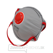 Respirátory súprava 3ks s výdychovým ventilom a aktívnym uhlíkovým filtrom, trieda FFP3 NR, tvarované gallery main image