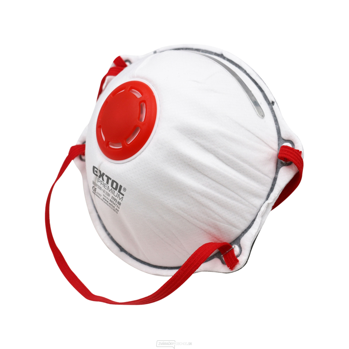 Respirátory sada 3ks s výdychovým ventilom, trieda FFP3 NR, tvarované Respirátory sada 3ks s výdychovým ventilom, trieda FFP3 NR, tvarované gallery main image