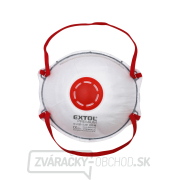 Respirátory sada 3ks s výdychovým ventilom, trieda FFP3 NR, tvarované Náhľad