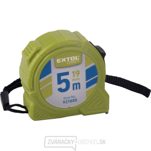 Meter zvinovací, 5m, š. pásku 19mm Meter zvinovací, 5m, š. pásku 19mm gallery main image