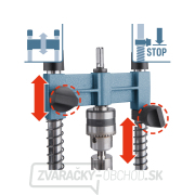 Stojan na vŕtačku viacúčelový so skľučovadlom, O 1-10mm, O stopky 9mm náhled