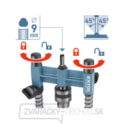 Stojan na vŕtačku viacúčelový so skľučovadlom, O 1-10mm, O stopky 9mm náhled