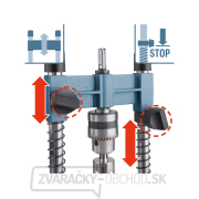 Stojan na vŕtačku viacúčelový so skľučovadlom, O 1-10mm, O stopky 9mm náhled