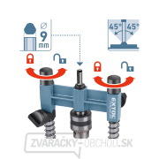 Stojan na vŕtačku viacúčelový so skľučovadlom, O 1-10mm, O stopky 9mm náhled