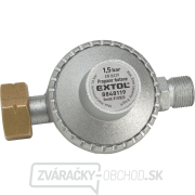 Regulátor tlaku pre horáky na propán-bután, 1,5 bar, výstup závit G3/8 Regulátor tlaku pre horáky na propán-bután, 1,5 bar, výstup závit G3/8