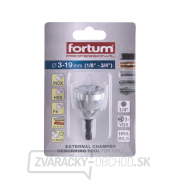 Odhrotovač do vŕtačky s SK plátkami, pre priemery 3-19mm Odhrotovač do vŕtačky s SK plátkami, pre priemery 3-19mm náhled