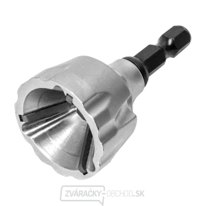 Odhrotovač do vŕtačky s SK plátkami, pre priemery 3-19mm Odhrotovač do vŕtačky s SK plátkami, pre priemery 3-19mm gallery main image