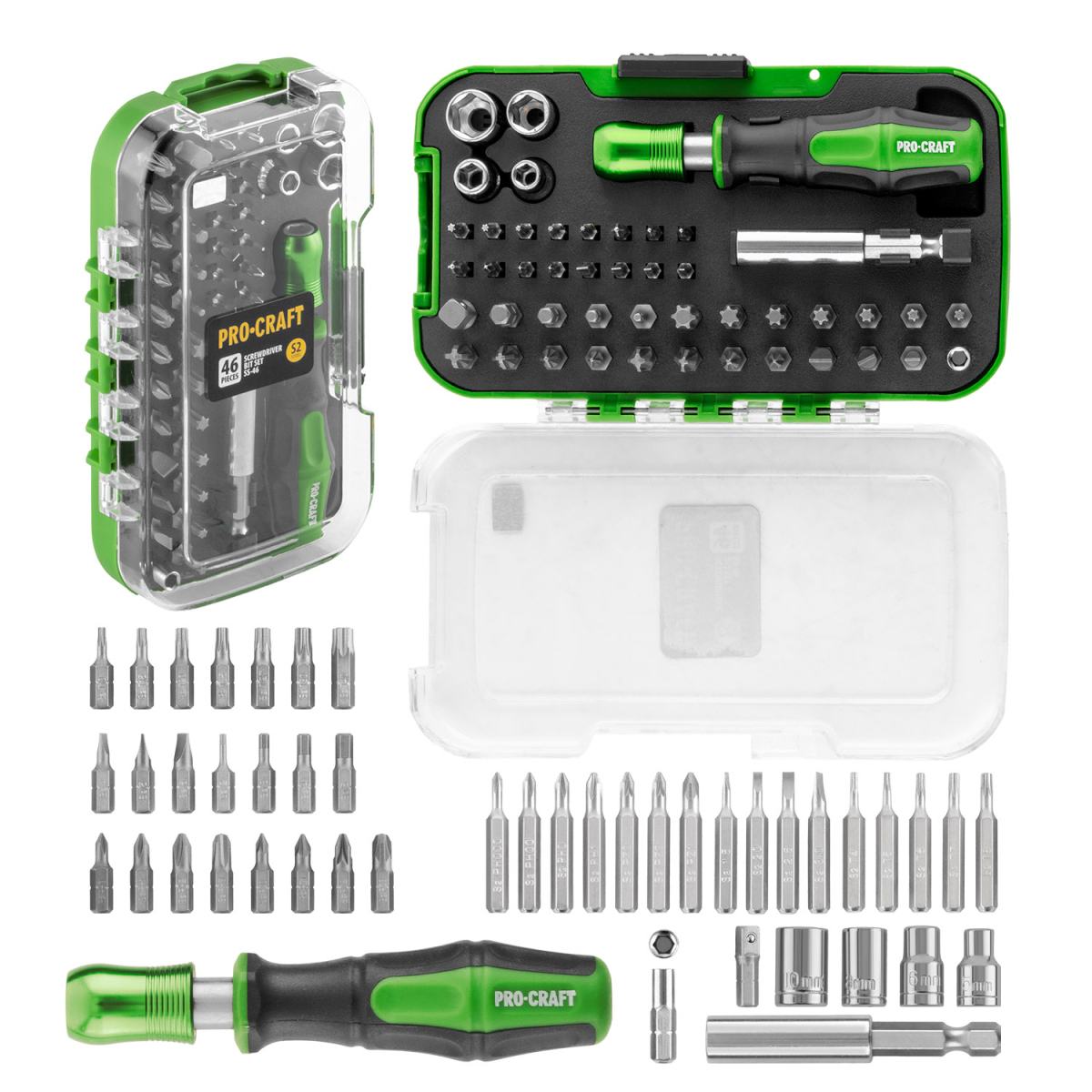46dielna sada bitov Procraft SS-46, S2 | SS-46 SS-46