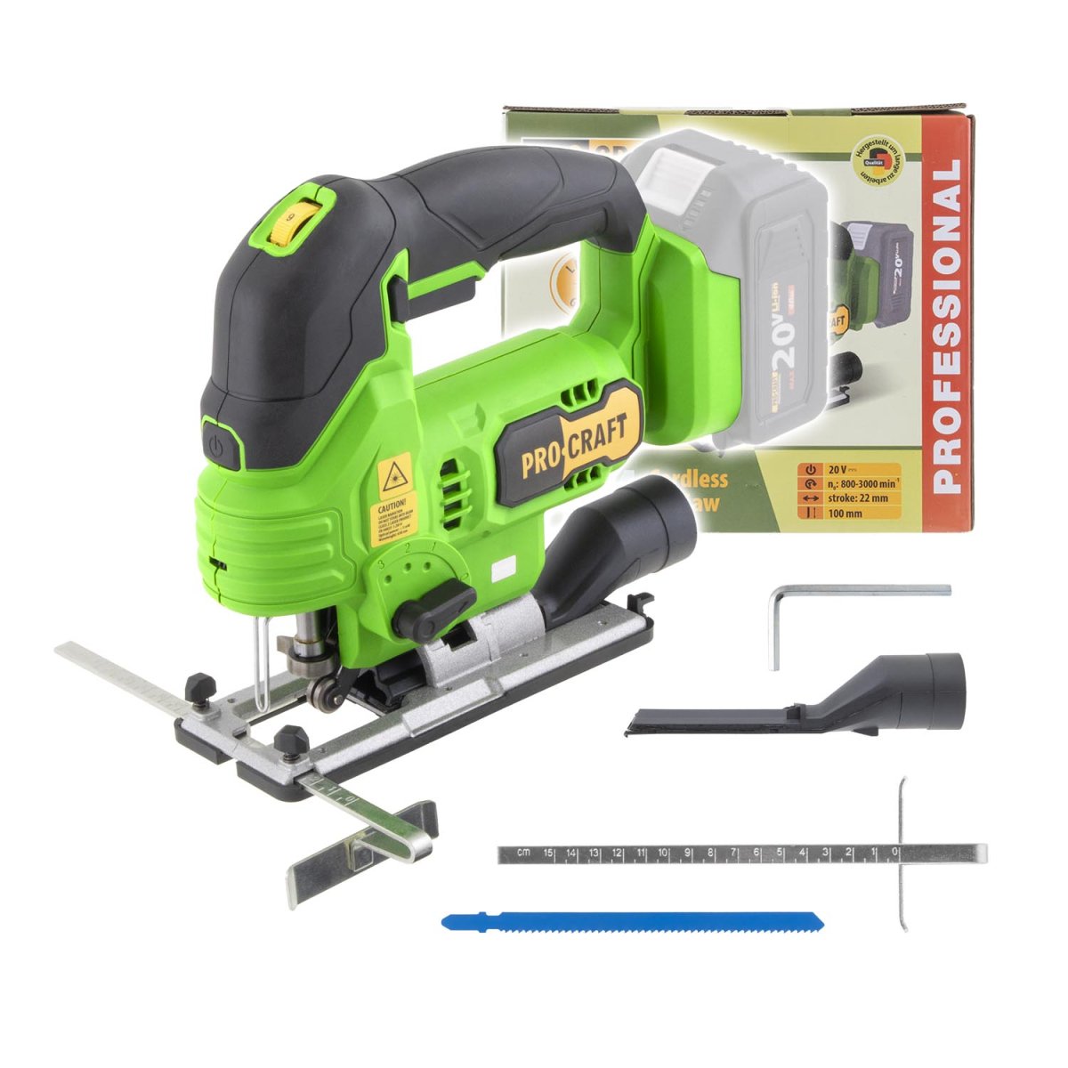 Aku priamočiara píla Procraft ST24 (bez batérie a nabíjačky) | ST24 ST24