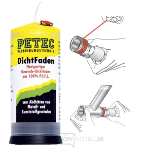 Vlákno na tesnenie závitov PETEC 85175  Vlákno na tesnenie závitov PETEC 85175  gallery main image